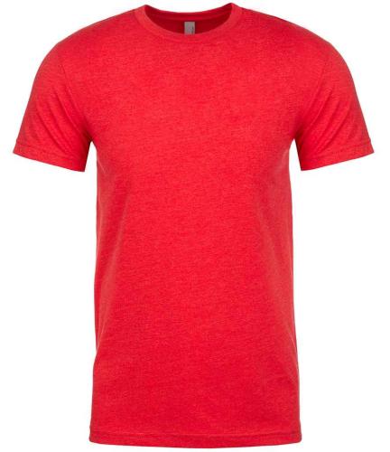 Next Level Apparel Unisex CVC Crew Neck T-Shirt - RED - 3XL